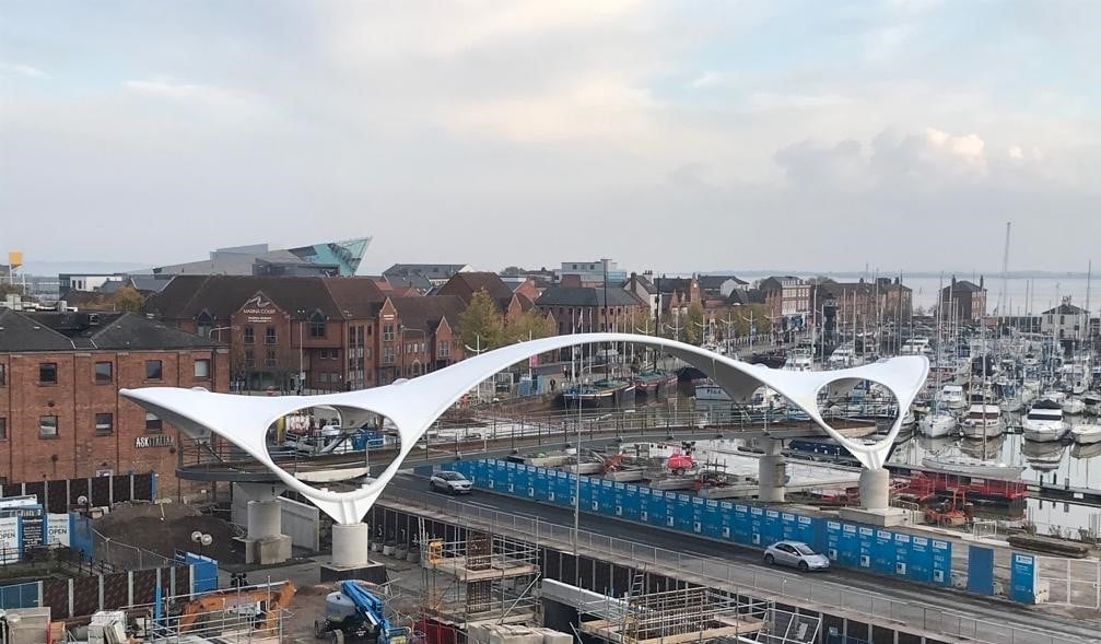 A63 Princes Quay Pedestrian Bridge